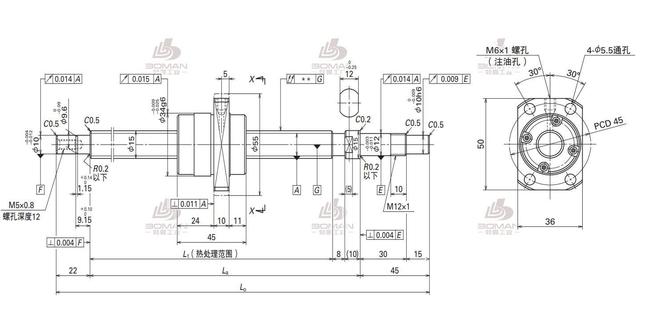 NSK滚珠丝杠 W1506FA-5PG-C5Z20 産物批注及合联学问分享